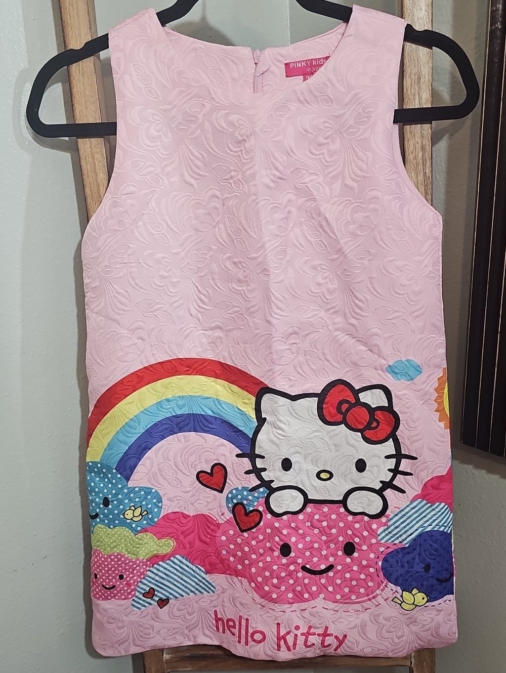 Pinky Kids Light Pink Hello Kitty Dress